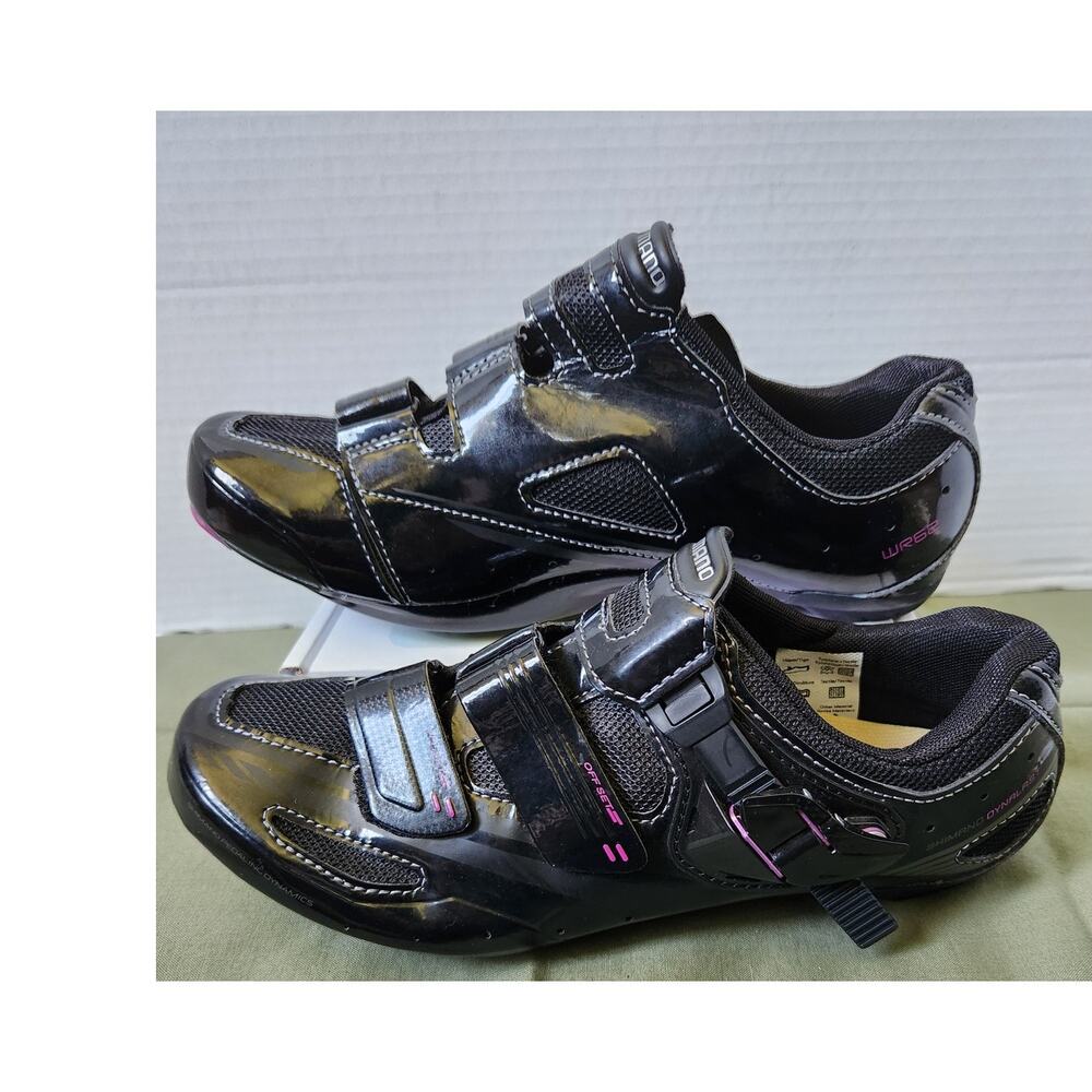 Shimano Women's Cycling Shoes 41 SPD Cleats Ratchet Buckle Road Spin Bike